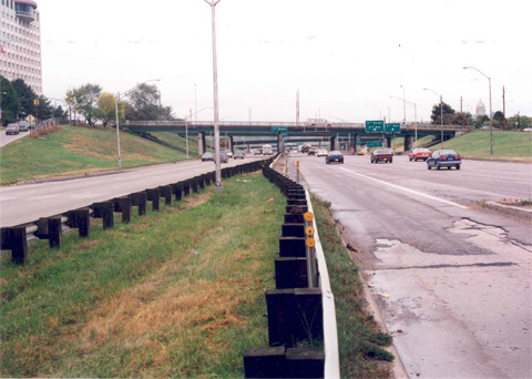 Figure 72. Interstate 235 before reconstruction.