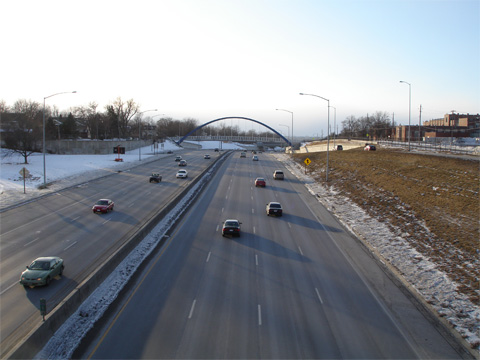 Figure 73. Interstate 235 after reconstruction.