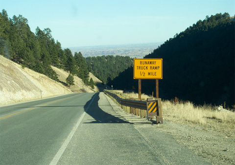 Figure 84.  The Tensleep-Buffalo leads into the Big Horn Forest in the Rocky Mountains.