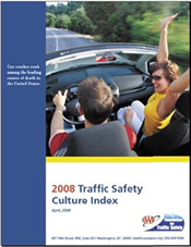 Cover page of the 2008 Traffic Safety Culture Index