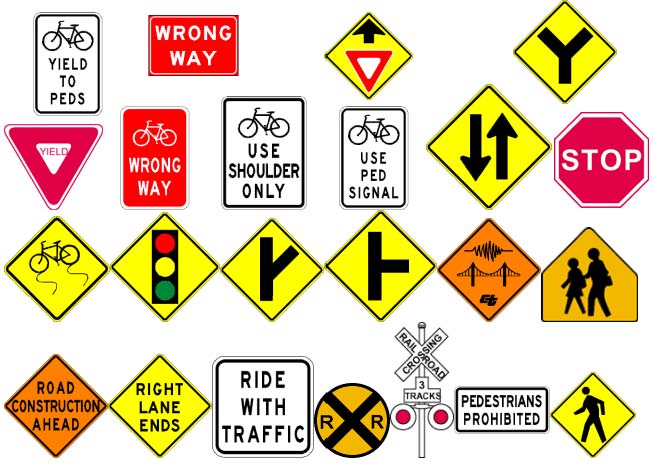 Image: Traffic Signs Handout for Group Discussion (1 of 2)