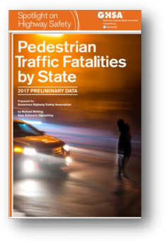 Screenshot: Cover of Pedestrian Traffic Fatalities by State
