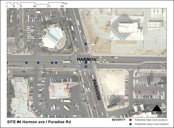 Figure 11: Aerial Photograph of Harmon Avenue and Paradise Road
