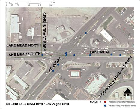 Figure 33: Aerial Photograph of Lake Mead Boulevard and Las Vegas Boulevard