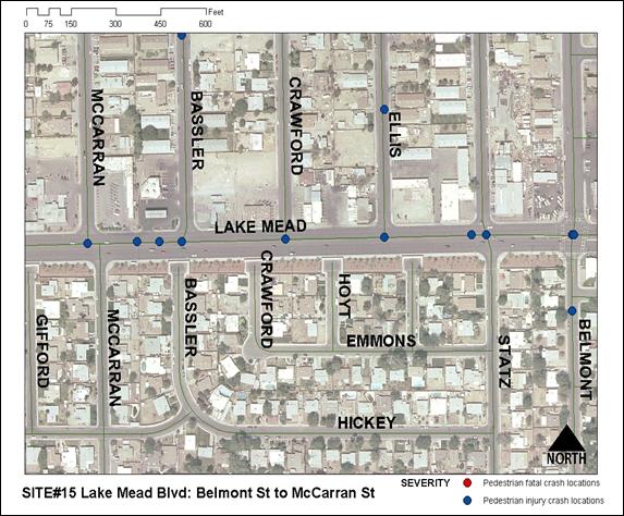 Figure 36: Aerial Photograph of Lake Mead Boulevard: Belmont Street to McCarran Street