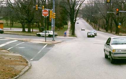 Forty-one percent of pedestrian crashes occur at intersections.