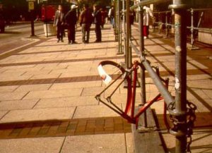 Photo of a bicycle parking