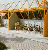 Figure 23-14. Illustration of bike shelters used in Germany.