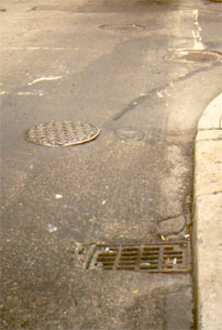Recessed manhole cover and grate
