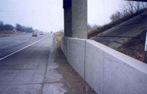 Figure 39.  Shielding fixed objects with barrier.