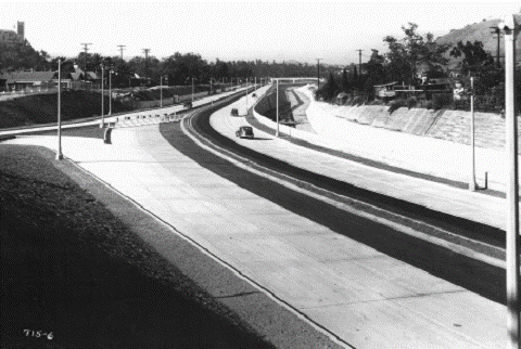 Figure 113.  SR 110 shortly after construction in 1940.