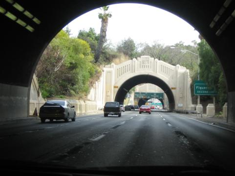 Figure 114.  Historic structures along the Arroyo Seco Parkway.