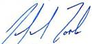 Joseph S. Toole Signature