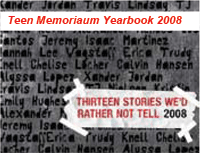 Image – Image of Utah DOT's Teen Memoriam Yearbook 2008.