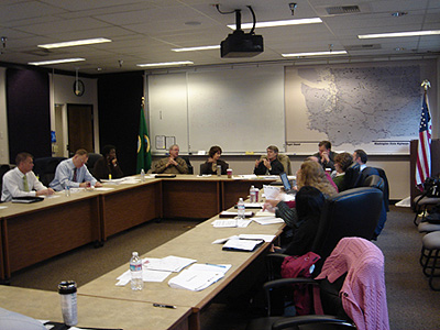 Photo: State of Washington representatives participating in the Local Road Safety Domestic Scan.