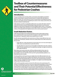Cover of Federal Highway Administration Toolbox of Countermeasures and their Potential Effectiveness for Pedestrian Crashes.