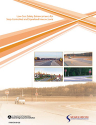 Cover of Federal Highway Administration product: Low-Cost Safety Enhancements for Stop-Controlled Intersections.
