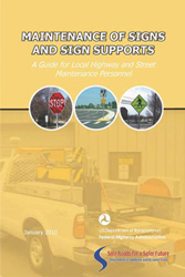 Cover of the Federal Highway Administration manual Maintenance of Signs and Sign Supports.