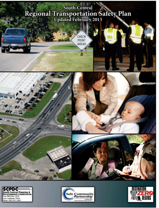 Cover of the South Central Regional Transportation Safety Plan report.