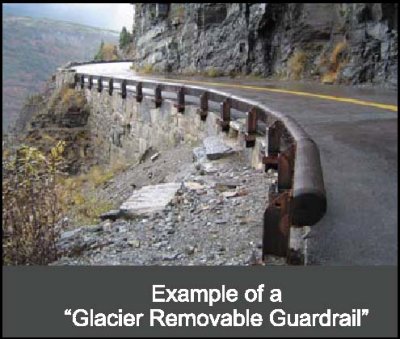 example of a "Glader Removable Guartrail"