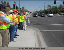 Arizona RSA Team evaluating a site.