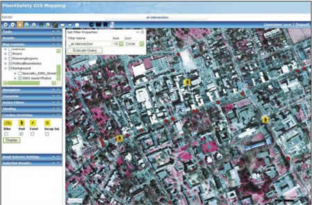 Screenshot: Plan4Safety GIS Mapping