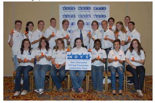 Photo of the National Teen Distracted Driving Prevention Leadership Team.