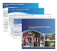 Screenshots of a fact sheet, website, and guidebook cover.
