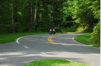 Motorcyclists Riding on North Carolina (NC) Route 28.
