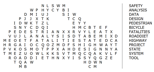 Word search puzzle.