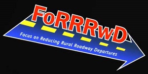 FoRRRwD: Focus on Reducing Rural Roadway Departures logo.