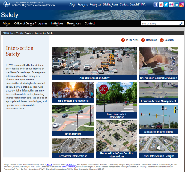 Intersection Safety website.