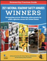 Cover of the Roadway Safety Awards program.