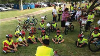 Photo: Figure 15: Bicycle Skills Trainings for Some of the City's