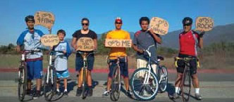 Photo: Caption: Figure 22: Community and Youth Engagement to Support Bicycling for Health.
