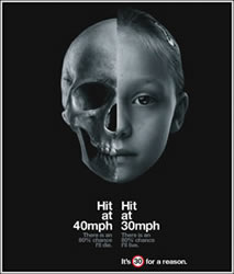 The 'THINK' campaign has been implemented in England to educate drivers and pedestrians about pedestrian safety