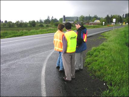 A team of experts conducts a Pedestrian RSA
