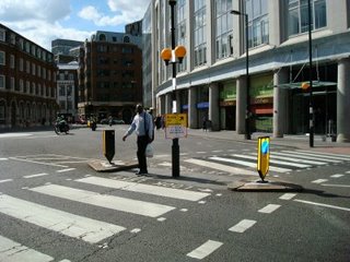 Pedestrian crossing in London