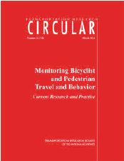 Cover of Monitoring Bicyclist and Pedestrian Travel and Behavior