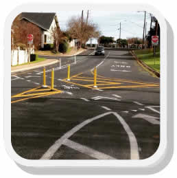 Photo: Pedestrian and Bicycle Safe Intersection