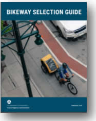  Screenshot: Cover of Bikeway Selection Guide