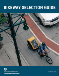 Screenshot:Cover of Bikeway Selection Guide