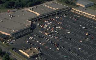 Suburban parking lots in retail developments are vast-and are rarely full.