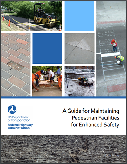 Screenshot of Pedestrian Safety Guide for Transit Agencies cover.