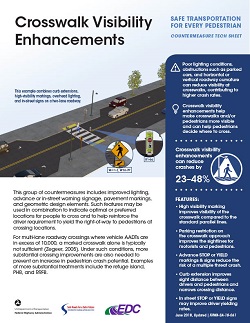 Crosswalk Visibility Enhancements flyer.