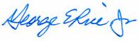 Signature of George E. Rice, Jr.