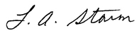 Signature of Lawrence A. Staron