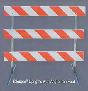 Telespar® Uprights with Angle Iron Feet