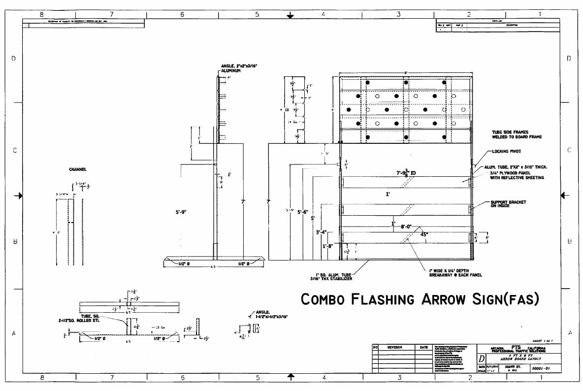 Diagram: Combo Flashing Arrow Sign(FAS)