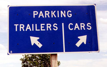 Parking Directional Sign